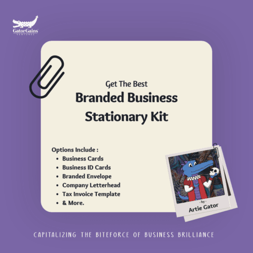 GatorGains Branded Business Stationary Kit