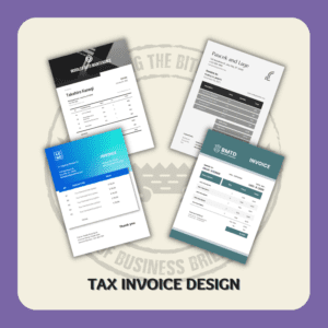 Tax Invoice Design Solutions